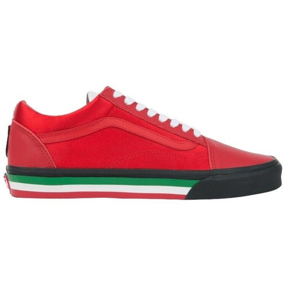 Vans Old Skool Red TKO Racing Skateboarding Sneakers‎ Size 8M/9.5W main image 3